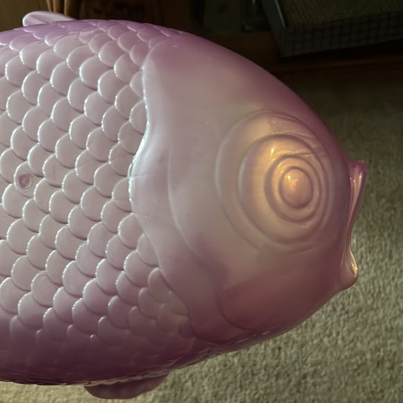 Large acrylic purple fish party bowl - Picture 4 of 7